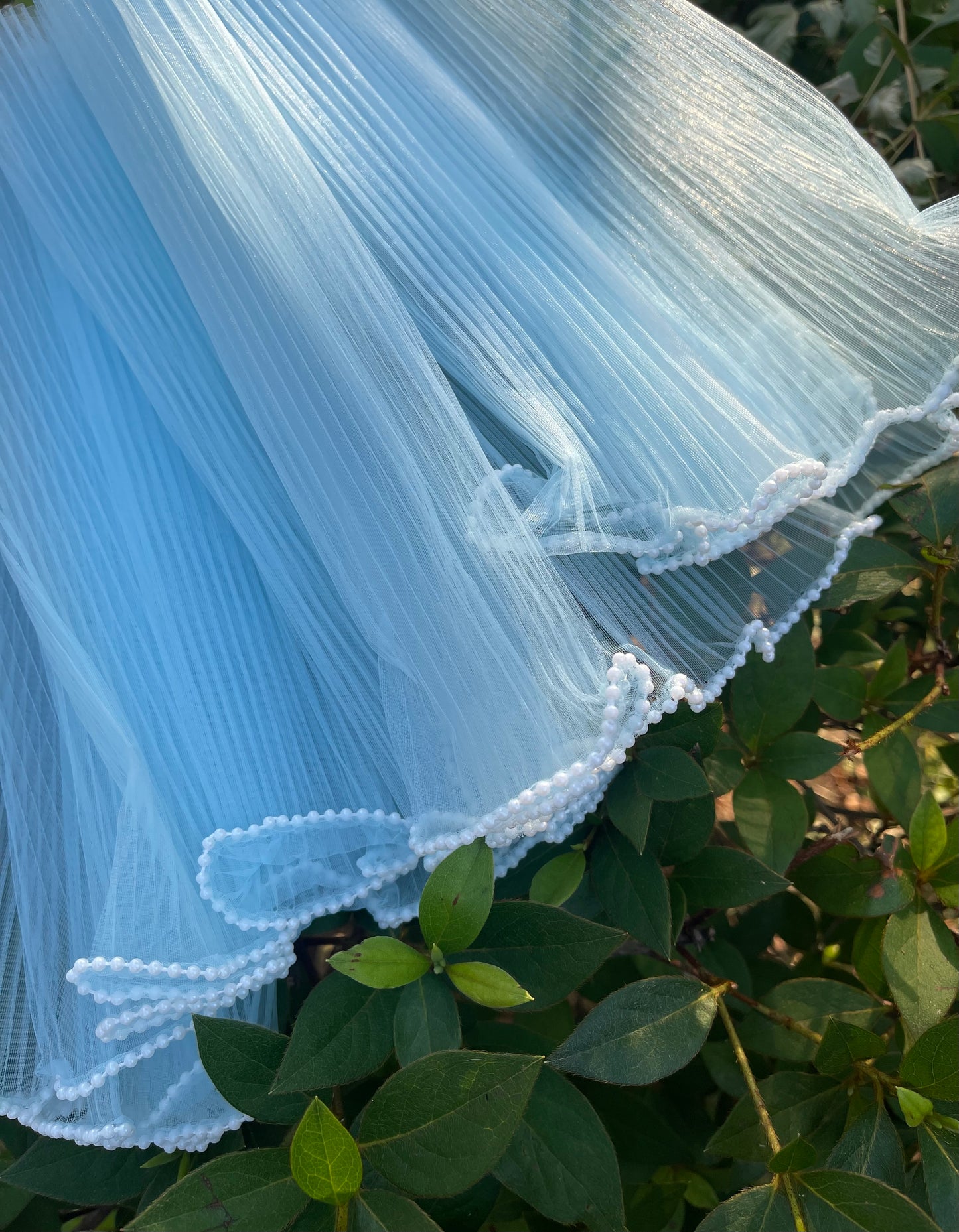 Pearl Mesh - Light Blue