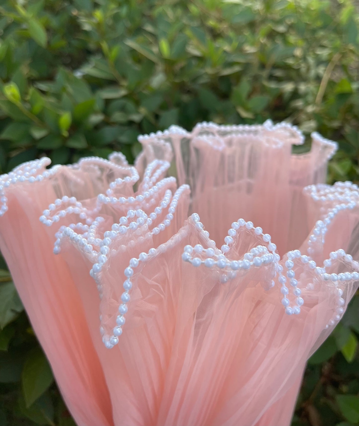 Pearl Mesh - Light Pink