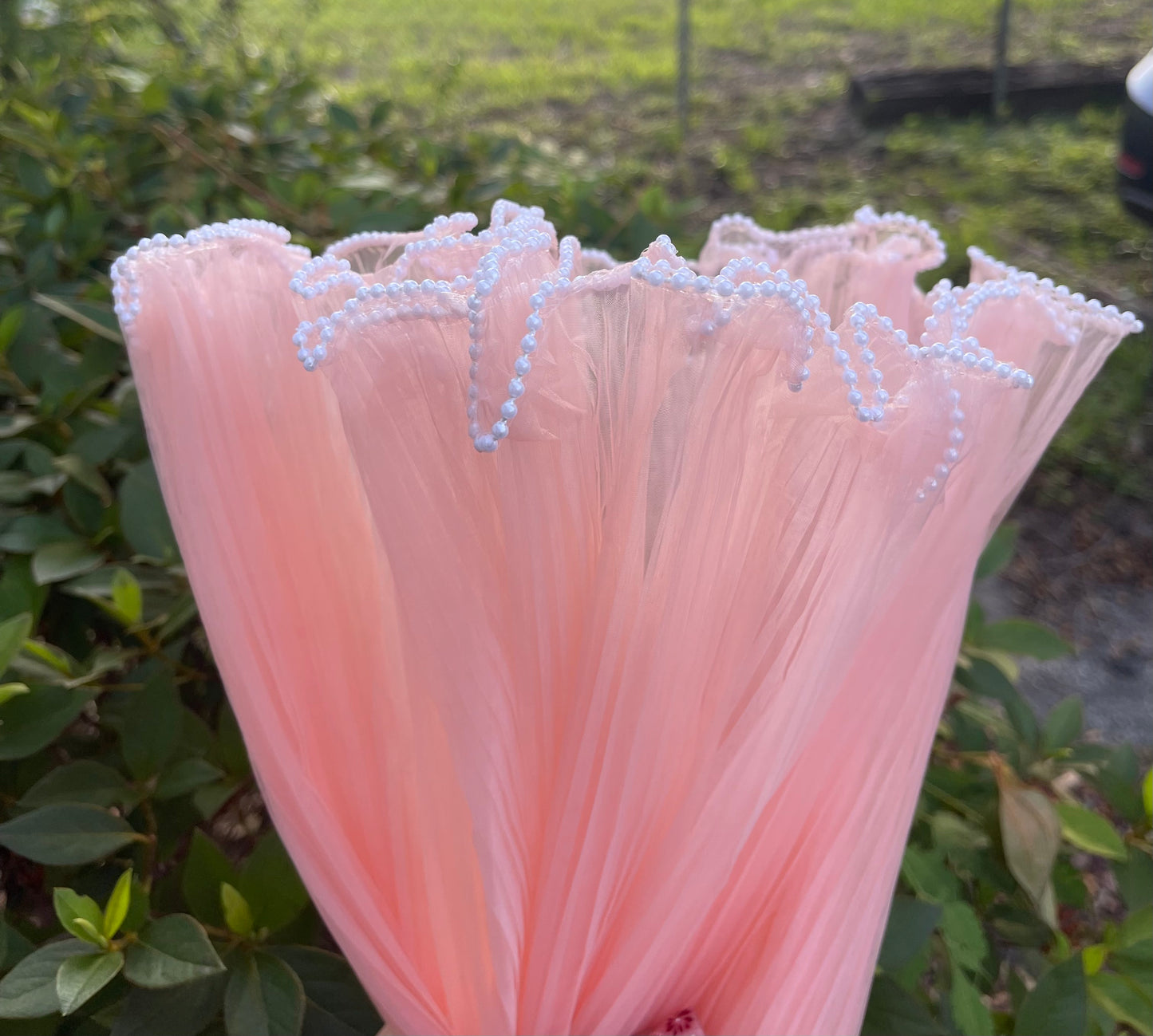 Pearl Mesh - Light Pink