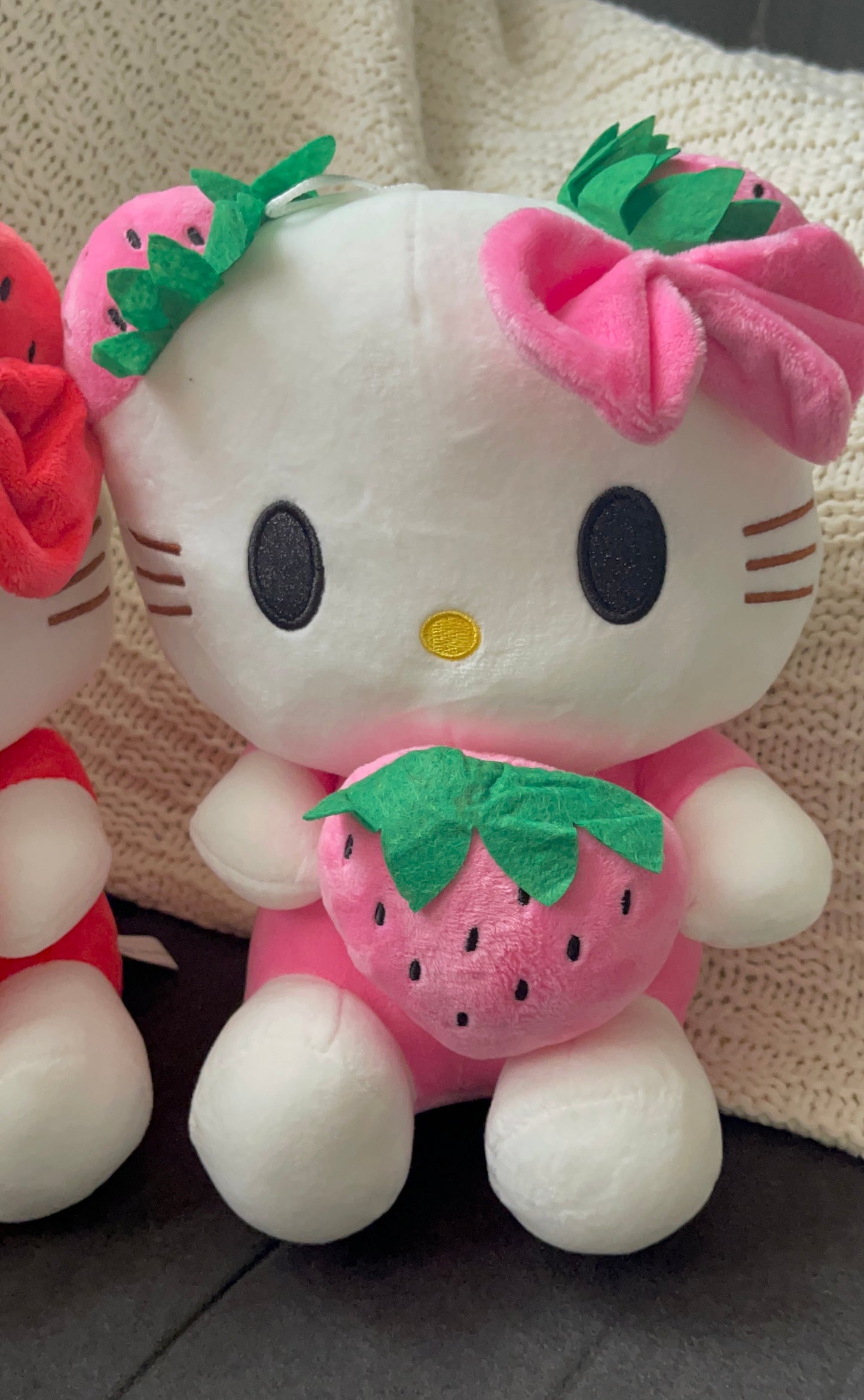 Strawberry Kitty Plushie