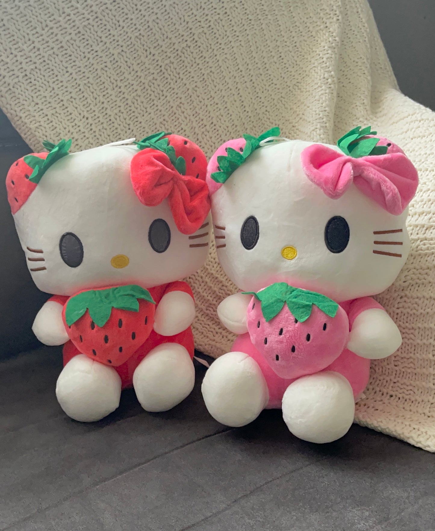 Strawberry Kitty Plushie