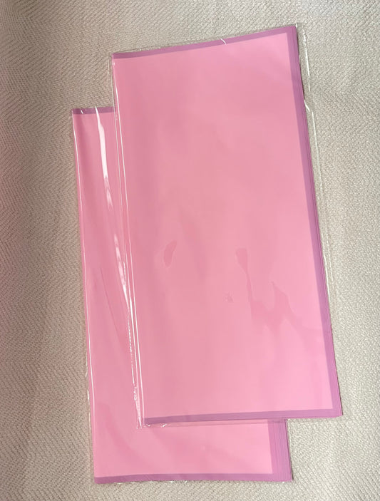 Pink/Pink Floral Paper